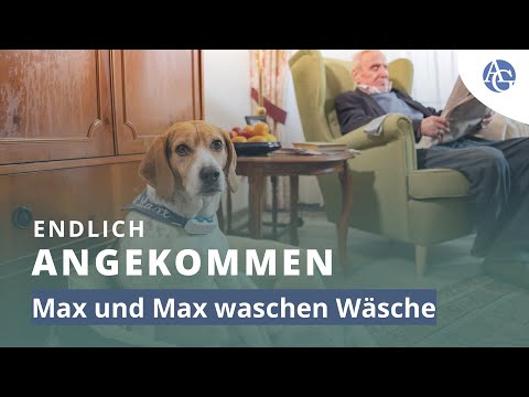 ENDLICH ANGEKOMMEN – Max und Max waschen Wäsche