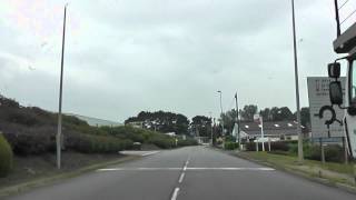 preview picture of video 'Driving Along Rue de Kerelisa, ZA du Launay, Saint-Martin-des-Champs, Finistère, Brittany, France'
