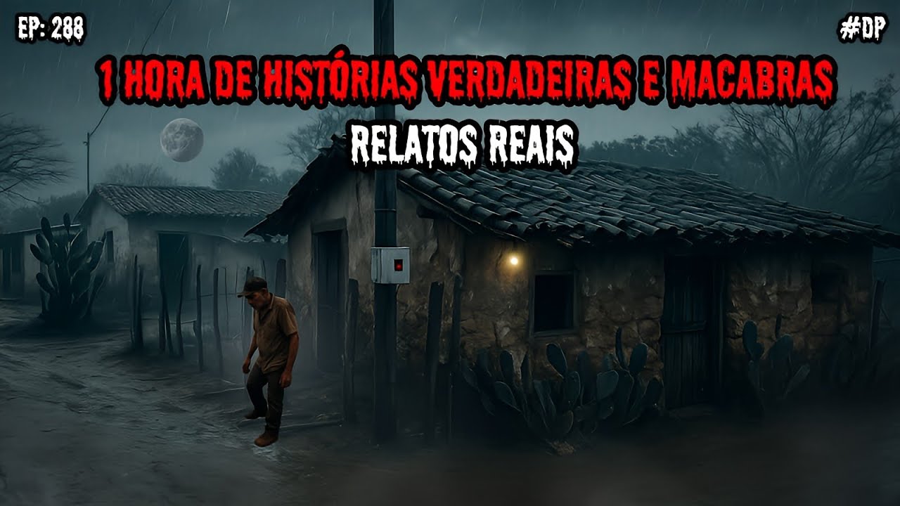 1 HORA DE TERROR - 3 RELATOS REAIS | EP.288 #dp