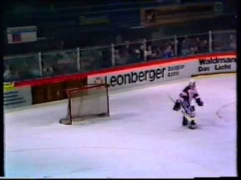 SERC-SBR Penaltyschießen Play-Off VF 2. Spiel Saison 86/87 1. Eishockey Bundesliga