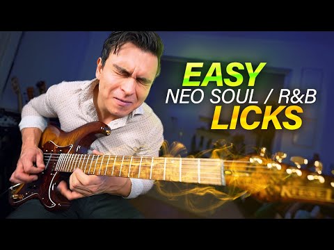 Easy NEO SOUL/RnB Licks YOU MUST KNOW