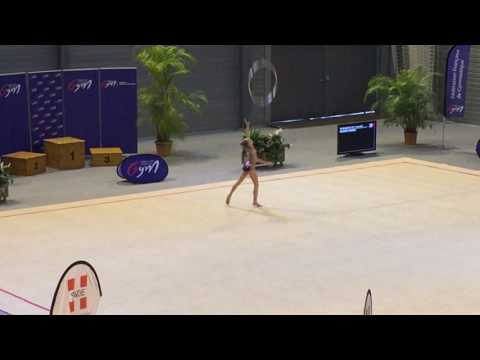 Cassandra Desvaux cerceau - Nat B 10-11 ans - France Chambéry 2017