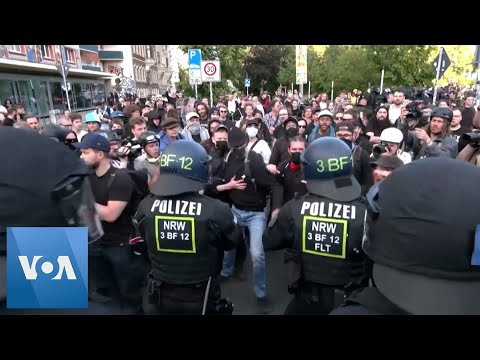 Violent Clashes Between German Police, Protesters | VOA News