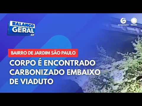 Corpo é encontrado carbonizado embaixo de viaduto em Jardim São Paulo