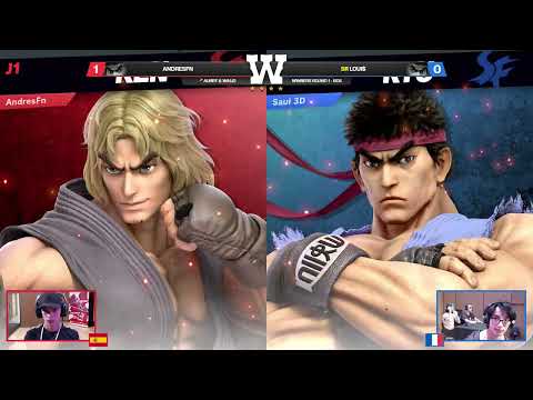 UW4 Shoto War Round 1 - AndresFn (Ken) Vs. SR | Loui$ (Ryu)