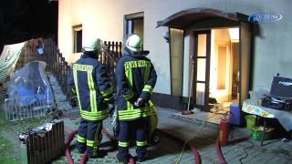 preview picture of video 'Wohnungsbrand Silberstraße mit zwei verletzten Personen (Sachsen) 01.01.2013'