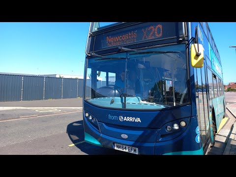 Arriva Northumbria 7529 (NK64 EFM) Route X20