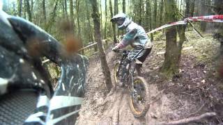 preview picture of video 'Rheola downhill track , WDMBA Round 1 2012 , GoPro HD'