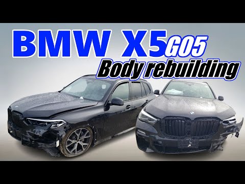 🔥 BMW X5 G05 - 60% of the bodywork is garbage. But we restored it all! 🔧