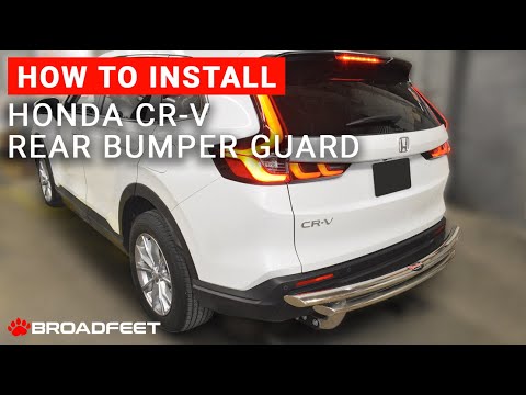 Honda CR-V CRV 2017-2022 - Broadfeet® Rear Bumper Guard Protector Installation