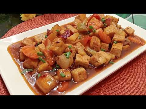 How to Make Sweet & Sour Tofu In A Tangy Sauce | Satisfying & healthier than takeout!