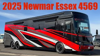 A preview image of the linked video showcasing 2025 Newmar Essex 4569