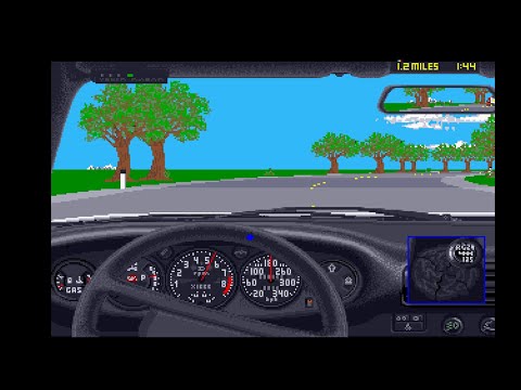 Test Drive II - The Duel - Porsche 959 [Amiga Longplay] (1989) Accolade