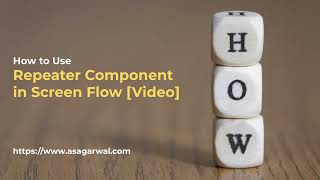 How to Use Repeater Component in Screen Flow