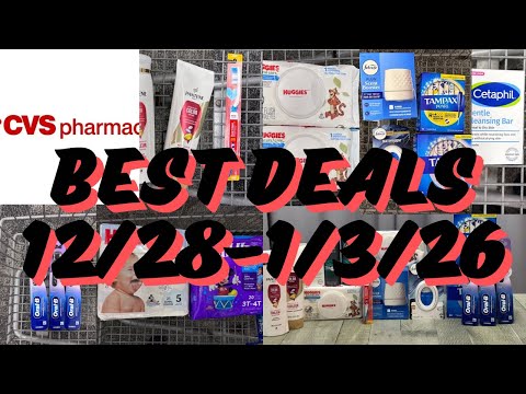 CVS Couponing & Haul - 12/28-1/3/26 - Cheap Deals - CVS Couponing This Week