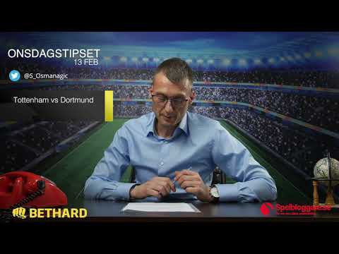 Speltips: Tottenham - Dortmund & Ajax - Real Madrid 13/2