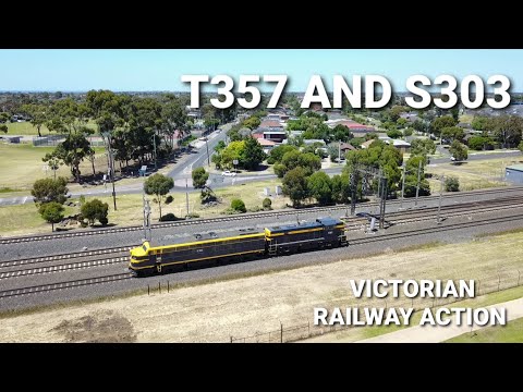 T357 Is Back!!! Double VR Locmotives at Laverton + Victorian Railway Action