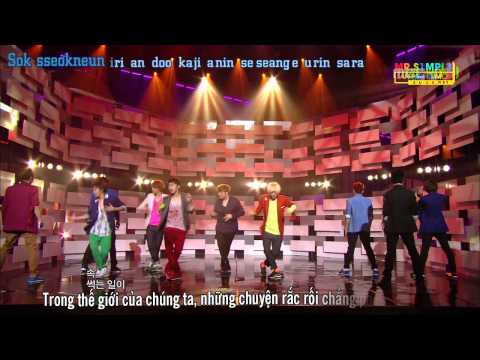 [Vietsub + Kara] 06/08/11 |\/|u$1C C0r3 - Super Junior Comeback Stage Mr.Simple [s-u-j-u.net]
