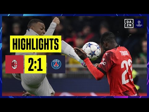 AC Mailand - Paris Saint-Germain | UEFA Champions League | DAZN Highlights