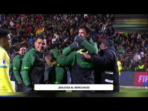 ULTIMOS MINUTOS DEL BOLIVIA 1 - BRASIL 0. BOLIVIA AL REPECHAJE