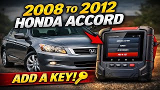 Honda Accord Key Programming (2008–2012) — XTOOL D7 Makes It EASY