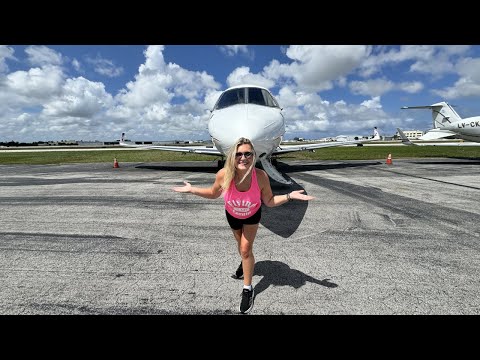 My First Time Flying IN A Private Jet!