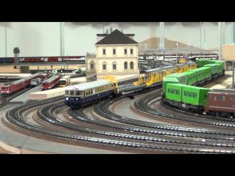 Bahnhof Brig der BLS, SBB, BVZ, FO und MGB im Modell Teil 4