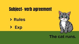 Subject Verb Agreement Made Easy| Singular, Plural & Special Cases Explained.