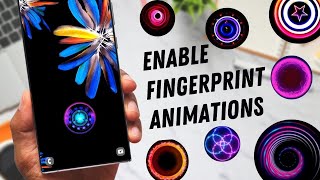 Enable FINGER PRINT ANIMATIONS on Android/Samsung Galaxy Phones!