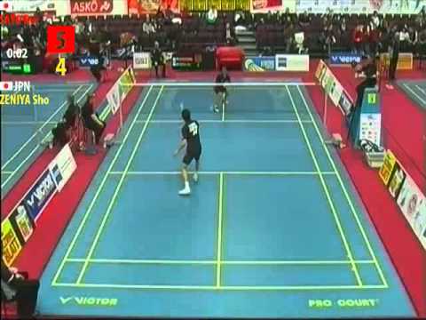 AI2011 MSR1 Sho ZENIYA [JPN] vs [JPN] Rei SATO -1.flv