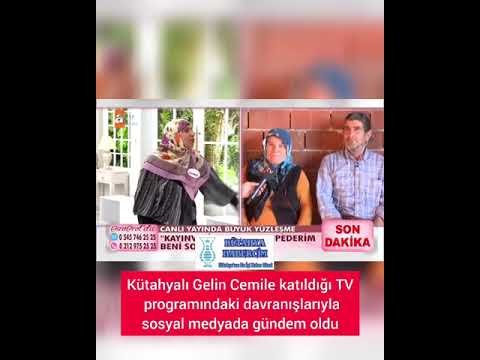 Kütahya'lı Cemile gelinin sosyal medyada viral oldu Esra Erol’a Kütahya’dan Gelin çıktı