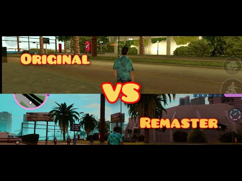 Grand Theft Auto-Vice City Mobile | Original vs Remaster | Definitive Graphics