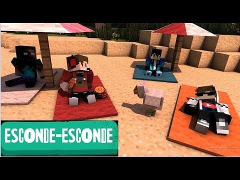 Minecraft: FESTA NA PRAIA COM OS AMIGOS!! (Esconde-Esconde)