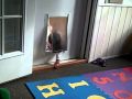 Baby Dances Uses Doggy Door