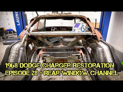 1968 Dodge Charger Restoration - Episode 28 - Rear Window Channel Replacement
