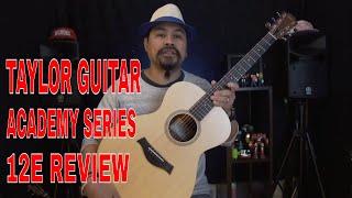 Video thumbnail for TAYLOR GUITAR ACADEMY SERIES 12E REVIEW by Kahimo Acoustic 🎸🎵