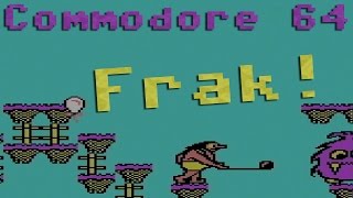 CC64 playing "Frak!" (1985). Game #117.