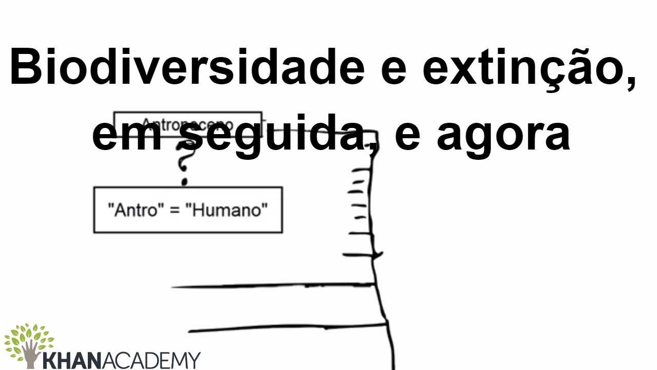 Biodiversidade e extinção, em seguida, e agora | Biologia | Khan Academy