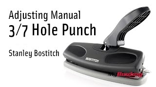 Stanley Bostitch Adjusting Manual 3-7 Hole Punch