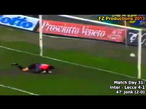 Serie A 1993-1994, day 31 Inter - Lecce 4-1 (Jonk 2nd goal)