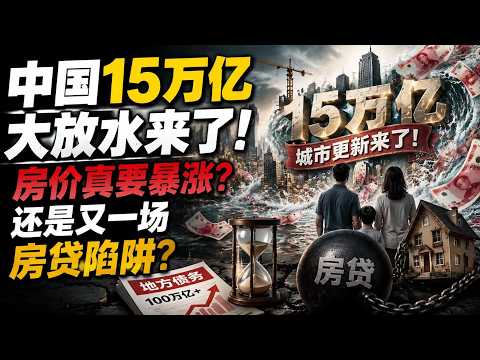 房产大逃杀配合A股血洗韭菜地！15万亿大放水来了！房价真要暴涨？还是又一场房贷陷阱？韭菜们房贷压力山大接盘难度巨大，真实一场天翻地覆的变革！不看就业和预期房吹们指鹿为马！
