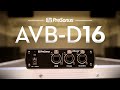 Two Networks. One Bridge. Introducing the PreSonus AVB-D16: 16x16 AVB-to-Dante and back