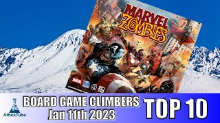 Top 10 Board Game Climbers for Week Ending in Jan 11th 2023