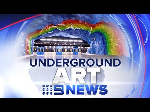 How Stockholm has transformed its subway system into works of art | Nine News Australia