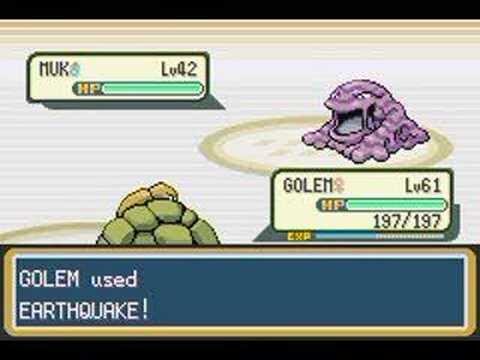 Pokemon Shiny Gold Battle vs Elite Four Koga