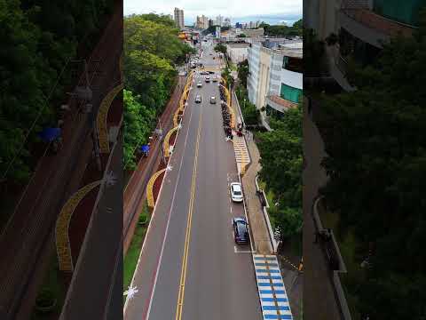 enfeites de natal na avenida t-10 Goiânia Goias #drone #goiânia