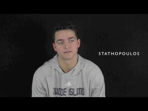 Rhody Baseball - Teammates Try (and fail) to Spell Taso Stathopoulos' Last Name