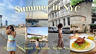 NYC vlog ☀️🚕 best restaurants & cafes, the beach, Barbie X Zara, art shows, tea house and more