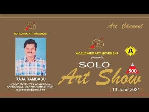 SOLO ART SHOW  -   RAJA RAMBABU
