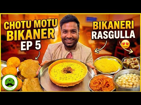 Bikaner ka Special Chotu Motu Joshi & Bikaneri Rasgulla | Veggie Paaji